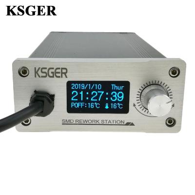 China Repair Tools KSGER Air Gun SMD Rework Station Hot Soldering Handle Hot Air Fun OLED T12 Nozzle Holder DIY Tool Electronic Soldering Heating Element for sale