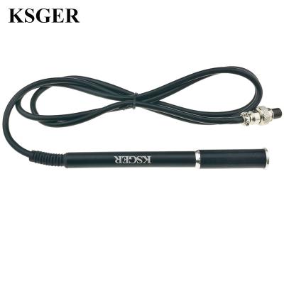 China Repair tools KSGER STM32 OLED station iron soldering tips repair tools silicone cable soldering GX12-5 T12 handle kits aluminum alloy handle for sale