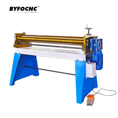 China Round HVAC duct rolling air duct profile making electric 3 roller round bender machine byfo cnc factory price manufacturer in maanshan for sale