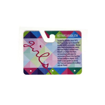 China Colorful Printed Luggage Name Tag , Airplane Luggage Tag Rectangular Shape for sale