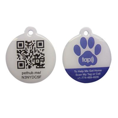 China Eco Friendly QR Code Printing Customized Size NFC RFID Epoxy Tag for sale