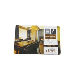 China Silk Screen Printing Glossy Rfid Hotel Key Cards 13.56mhz for sale