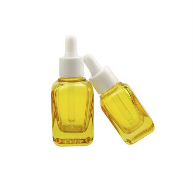 China Wholesale 10ml 20ml 30ml 50ml 100ml Square Cosmetic Essential Oil Glass Colorful Bottle With Dropper for sale