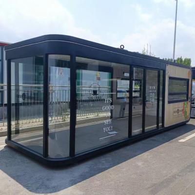 China Customize White Outdoor Modern Popular Prefab Pod Capsule Mobile House Cabin for Shop for sale