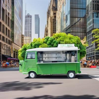 China Camión de comida totalmente equipado para barbacoa Máquinas de bocadillos personalizadas Café helado Remolque de tienda de alimentos en venta