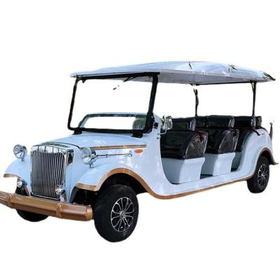 China Electric Classic Vintage Car Golf Cart DOT 5 Seats CE Battery 100Ah Wheelbase 3500mm for sale