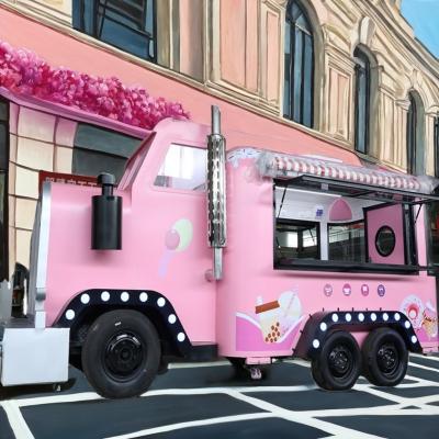 Chine Vente de snack Food Truck avec deux éviers personnalisables à vendre