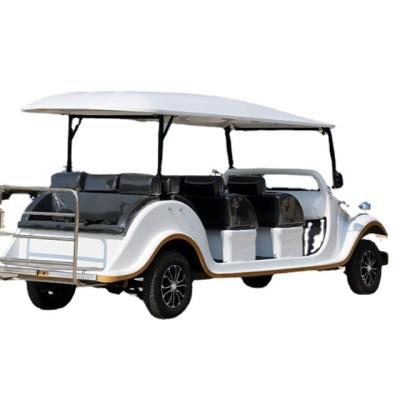 China Flash Sale DOT 5 Seats Electric Classic Vintage Car Golf Cart Electric GTV DOT Golfcart for sale