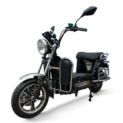 China Electric Motorcycle Delivery 2 Wheel Cargo Bike with 72V-32AH Battery and 80-90KM Range for sale