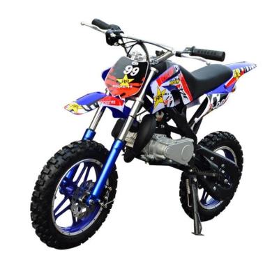 China Gas/Diesel Fuel 2-Stroke Engine Type Kids Mini Bike Motorcycle 50cc Max Speed 40km/h for sale