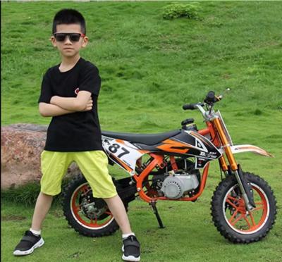 China Motor de 2 tiempos 49cc Motocicleta de gas para niños Motos de bolsillo de aleación de arranque fácil de tirar en venta