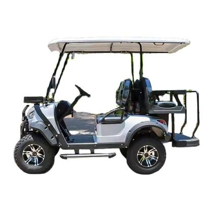 China Newest 4x4 Wheel Drive Electric Golf Kart for Resort Hotel Park Golf Course 3-4 Seats for sale