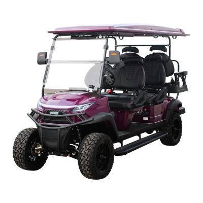 China High Rebound Leather Fabric Electric Golf Carts With Maximum Speed ≤30Km/h And Design for sale