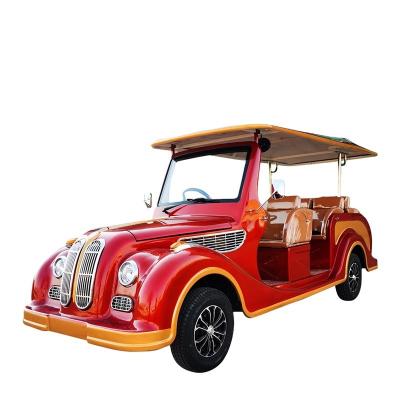 Cina Outlet 8-seater Electric Vintage Golf Cart con stile Retro e batteria agli ioni di litio in vendita