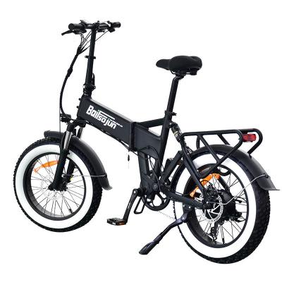 China Material de la llanta de acero neumático de grasa bicicleta eléctrica con batería de iones de litio y tamaño de la rueda de 20 pulgadas en venta