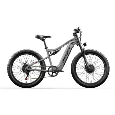 China 350w Electric Mountain Bike with Integrated Battery and Steel or Alu Suspension Fork for sale