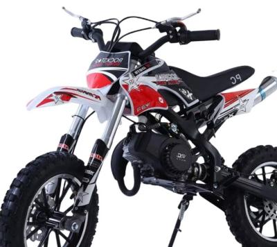 China 8 pulgadas Tamaño de la rueda 2023 Inventario 49cc 2 tiempos De carreras Niños Mini Bicicleta de bolsillo Bicicleta de carreras Pit Bike en venta