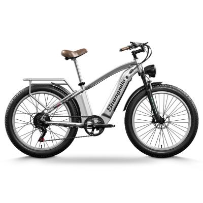 China Bicicleta de montaña eléctrica de suspensión completa 48V 17,5ah Batería de litio y tamaño de rueda de 26' en venta