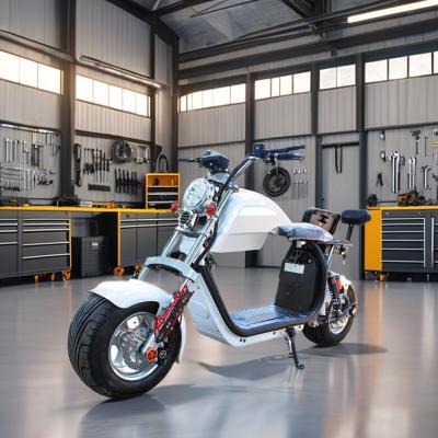 Китай Citycoco Dirt Bike Scooter Мотоцикл с стальным рулем 2000w 60v литий батарея продается