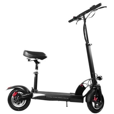 China Maximale lading 150 kg Unisex 800W 48V 15Ah elektrische scooter met zitplaats in EU- magazijn Te koop