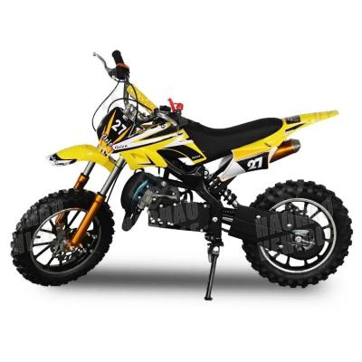 China Motocicleta de 49cc de 2 tiempos para niños motocicleta de tierra con arranque en rojo azul verde blanco amarillo en venta