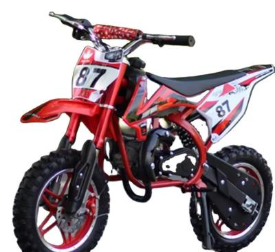 China Mini Motorcycle Dirt Bike voor Kinderen Off-Road Riding 49cc 2-Takt Cross-Over Style Te koop