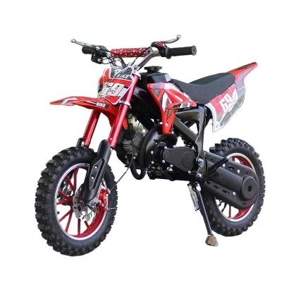 China Mini Racing Pocket Bike 2 Stroke Dirt Bike 50CC Motorcycle for One Seat Rider's Fun for sale