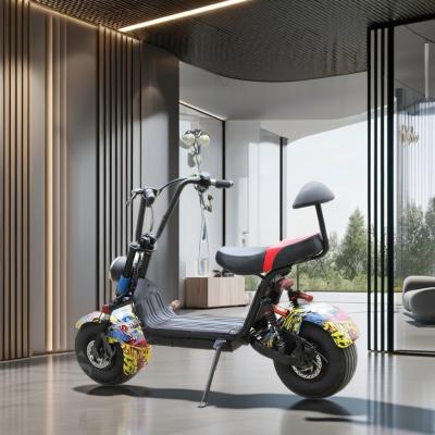 Китай Складный Citycoco Fat Tire Scooter 800W Моторная мощность Стальная рама Мини-скутер для детей продается