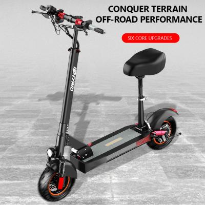 China Max Speed 40km/h Gradeability 10-25degrees 2 Wheel Kick Folding Foldable E Scooter for Men for sale