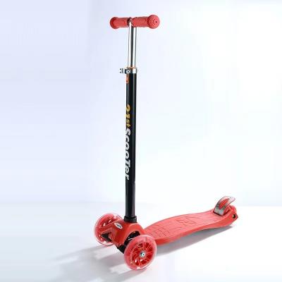 China Children's Single Foot Pedal Skateboard with Three Wheels and Brake Portable Beginner Toy for sale