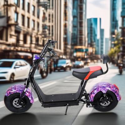 China 60V Steel Frame Citycoco 1000W Single Speed Leon Pedal Scooter with and Braking System for sale