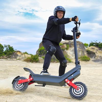 Chine Conception de scooter pour adultes pliable tout terrain à double moteur de 1000w avec batterie au lithium 42V18.2A à vendre