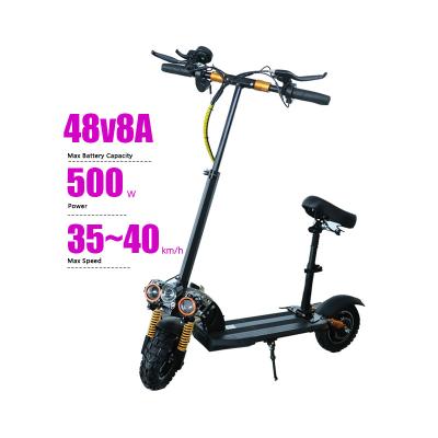 China Scooter elétrico dobrável unisex com rodas de 10 polegadas e tempo de carregamento rápido à venda