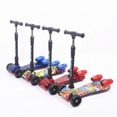 China Foldable Type Outdoor Child Toys Best Sale 3 Wheels Kick Scooters Foot Scooters Kids Toys for sale