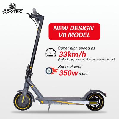 China Scooter de duas rodas de 8,5 polegadas de estrada UE EUA Stock E Scooter Adulto 30km/h Motor sem escova à venda