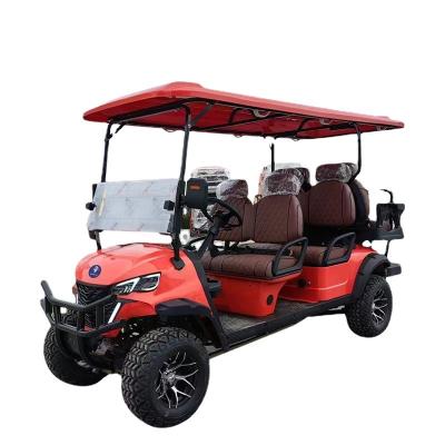 China Electric Golf Cart with Front LED Headlight and Eec Certification Seats 5-6 for sale