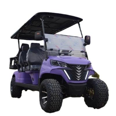 China 120Ah Lithiumbatterij Aanbevolen Offroad Golf Cart met 10 inch Aluminium Alloy Wielen Te koop