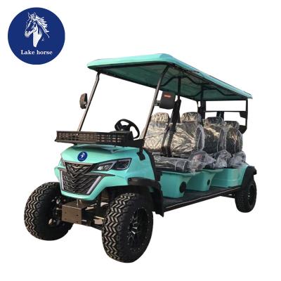 China 48V/72V Lithium Battery 8-Seater Electric Golf Carts for Sightseeing Bus Car Accessories for sale