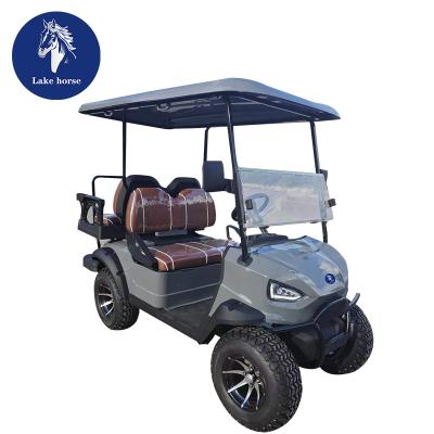 China Enjoy Hunting in Garden Villas with Our 4-Seat Electric Golf Cart and Caddie Production for sale