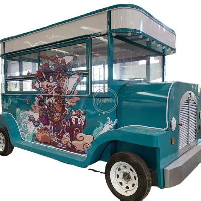 China Stainless Steel Mobile Snack Truck OEM Hot Dog Cart with CE Certification for sale