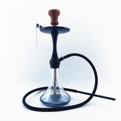 China Handmade modern black glass hukkah Somking style hookahs European style shisha hookahs wholeset for sale for sale