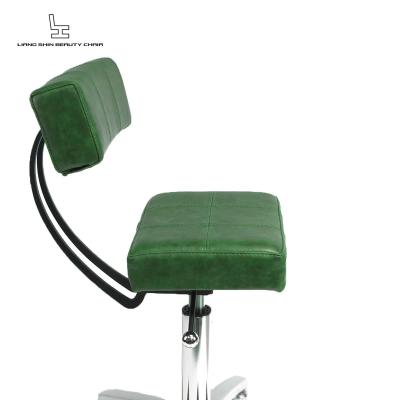 China Adjustable Height//Rotatable Wheel Can New Popular Style Anti Hair Jam Hair Salon Chair Beauty Stool Beauty Salon Master Stool Chair for sale