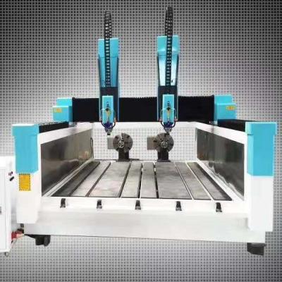 China Stone Marble Granite Metal Glass Heavy Duty CNC Carving Router Machine For 3d Letter And Carving for sale