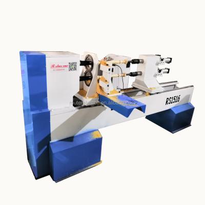 China Advertising Company Wood Lathe Machine CNC Working Wood Lathe With 2 Knives CE For Baseball Bat for sale