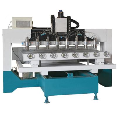 China Engraving 4 Axis 8 Spindles Motor CNC Router Engraver Machine For Sale for sale