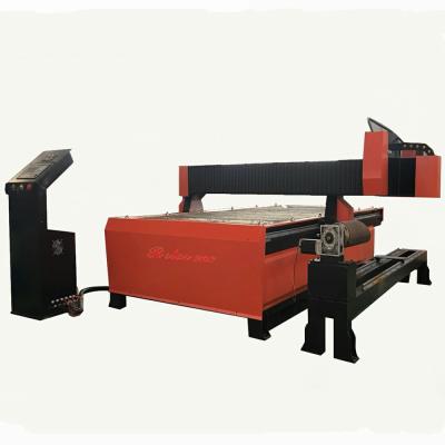 China Industrial Metal Cutting CNC 1530 Automatic Plasma Pipe Cutting Machine for Metal Steel Sheet and Tube for sale