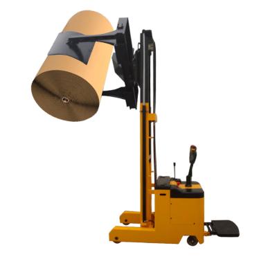 China Hotels Walkie Forklift Stacker With Revolving Paper Roll Clamp With CE for sale