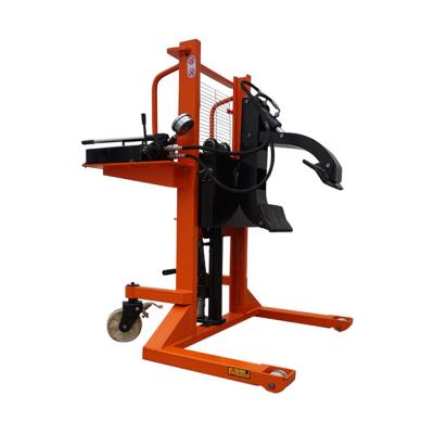 China Manual Roll Paper Flip Truck Hand Hydraulic Forklift With Clamp 200Kg for sale