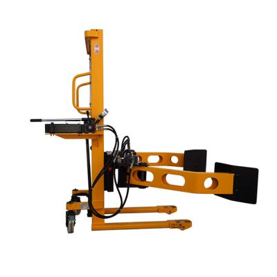 China Manual Paper Reel Flip Stacker Truck 200Kg Paper Roll Handling Equipment for sale