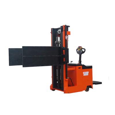 China Hotels Walkie Roll Electric Paper Clamp Handling Cart For Printing Warehouse for sale